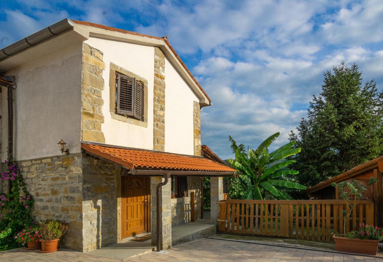 Istrian Stone House With A Big Garden Villa Marezige Exterior photo